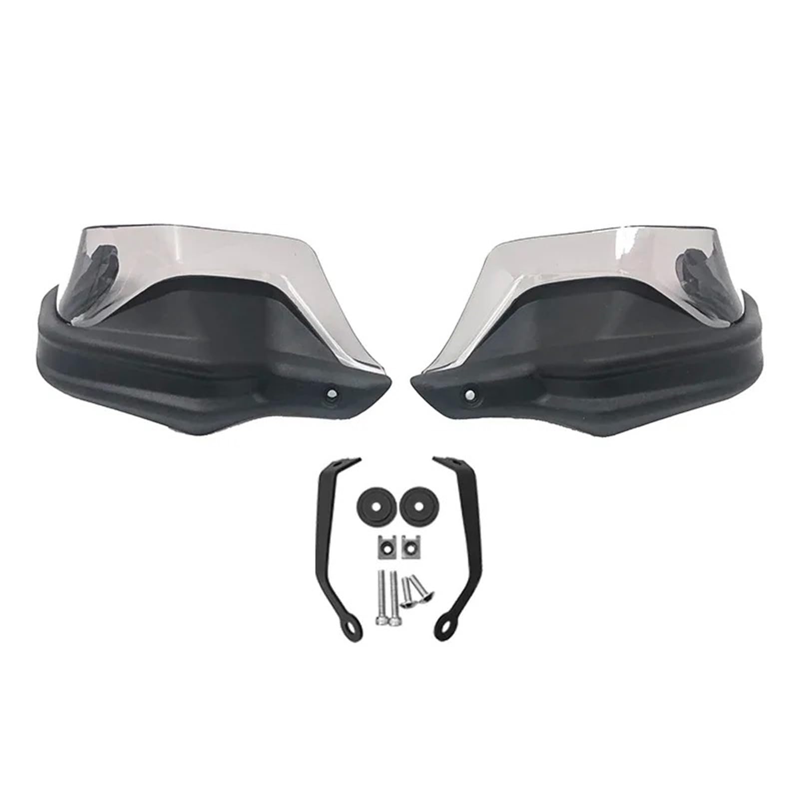 Lenker Handschutz Schild Für Benelli Für TRK702 2022-2023 Carbon Look Motorrad Handschutz Schild Handschutz Schutz Windschutzscheibe Motorrad Handprotektoren(Black Grey Set) von WIBNBRO