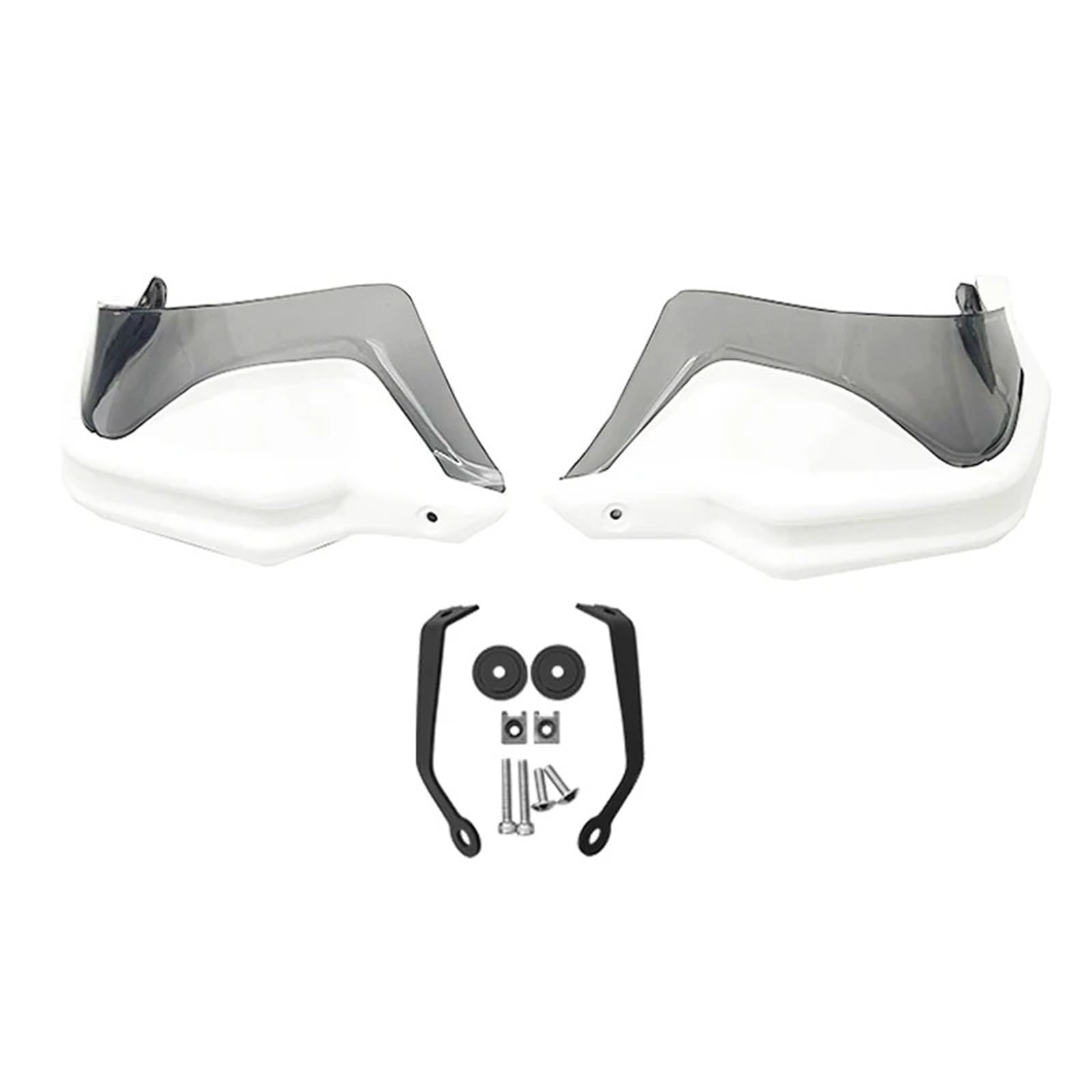 Lenker Handschutz Schild Für Benelli Für TRK702 2022-2023 Motorrad Handschutz Schild Handschutz Schutz Windschutzscheibe Motorrad Handprotektoren(White Grey Set) von WIBNBRO