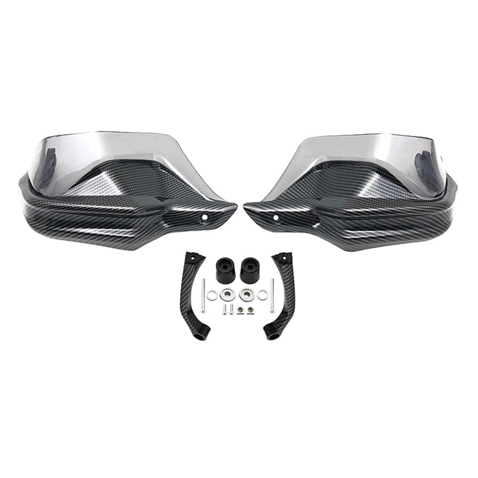 Lenker Handschutz Schild Für F800GS 2013-2018 Für F700GS 2013-2018 Motorrad Handschutz Hand Schild Schutz Windschutzscheibe Motorrad Handprotektoren(Carbon Grey Set) von WIBNBRO