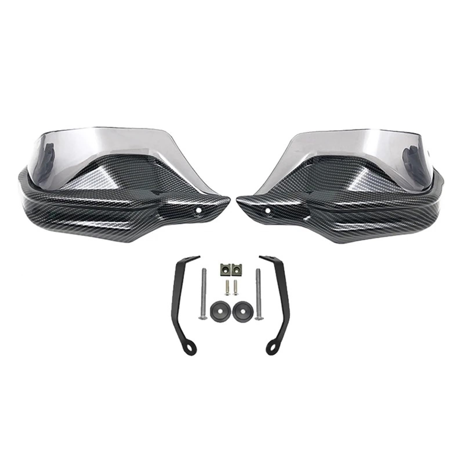 Lenker Handschutz Schild Für NT1100 2022-2023 Motorrad Handprotektoren Lenker Wachen Windschutzscheibe Gewidmet Hand Schutz Motorrad Handprotektoren(Carbon Grey Set) von WIBNBRO