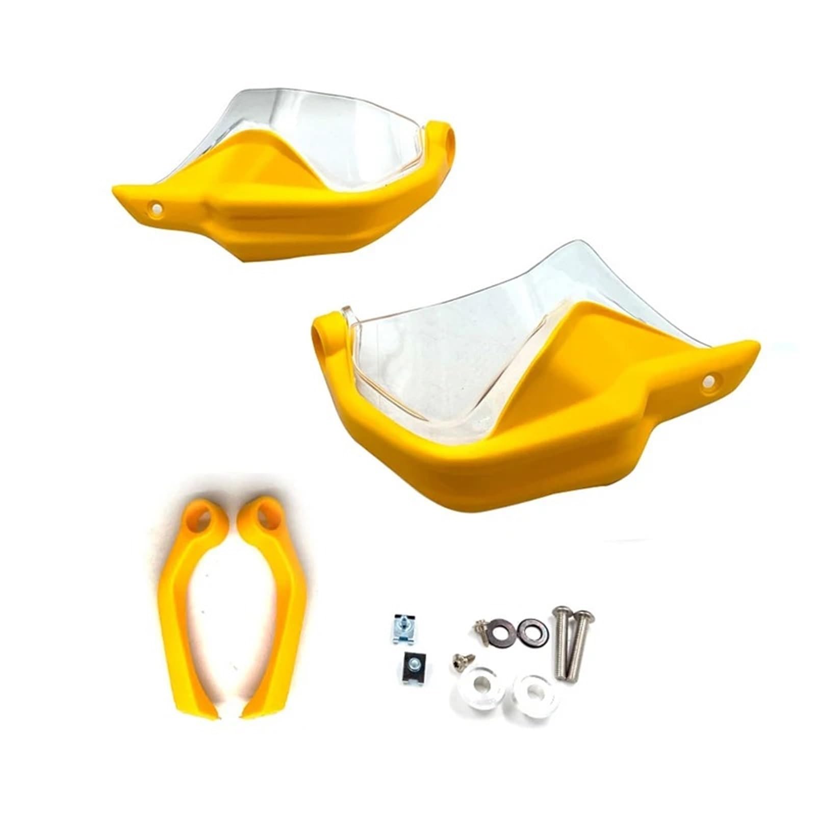 Lenker Handschutz Schild Für R1200GS LC 2013-2019 Für R1200GS Für ADV 2013-2019 Motorrad Handprotektoren Hand Schild Langlebige Schutz Motorrad Handprotektoren(Yellow Clear-1Set) von WIBNBRO