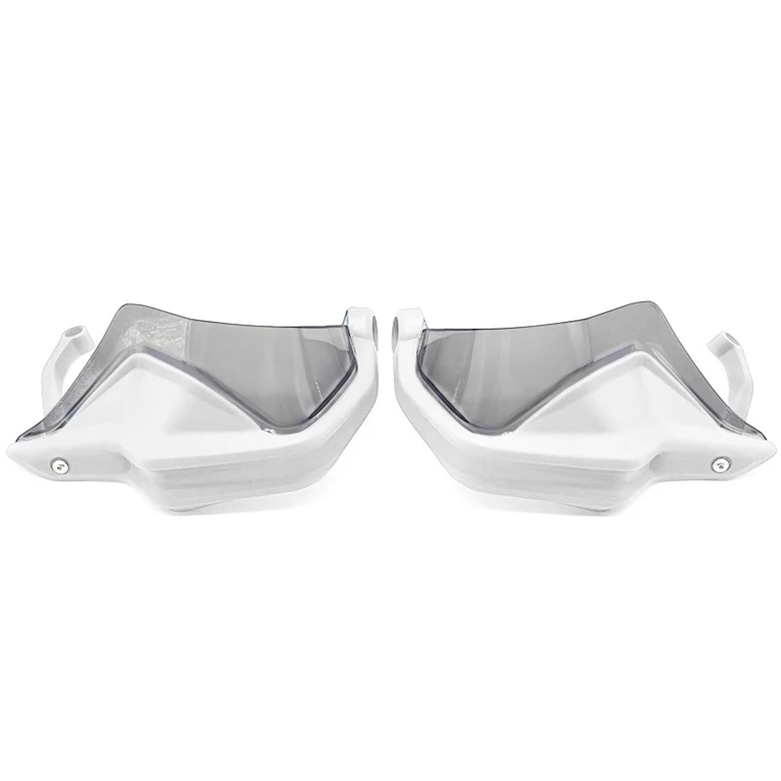 Lenker Handschutz Schild Für R1200GS LC 2013-2019 Für R1250GS 2019-2023 Handschutz Hand Schutzfolie Windschutzscheibe Motorrad Zubehör Motorrad Handprotektoren(White-Grey) von WIBNBRO