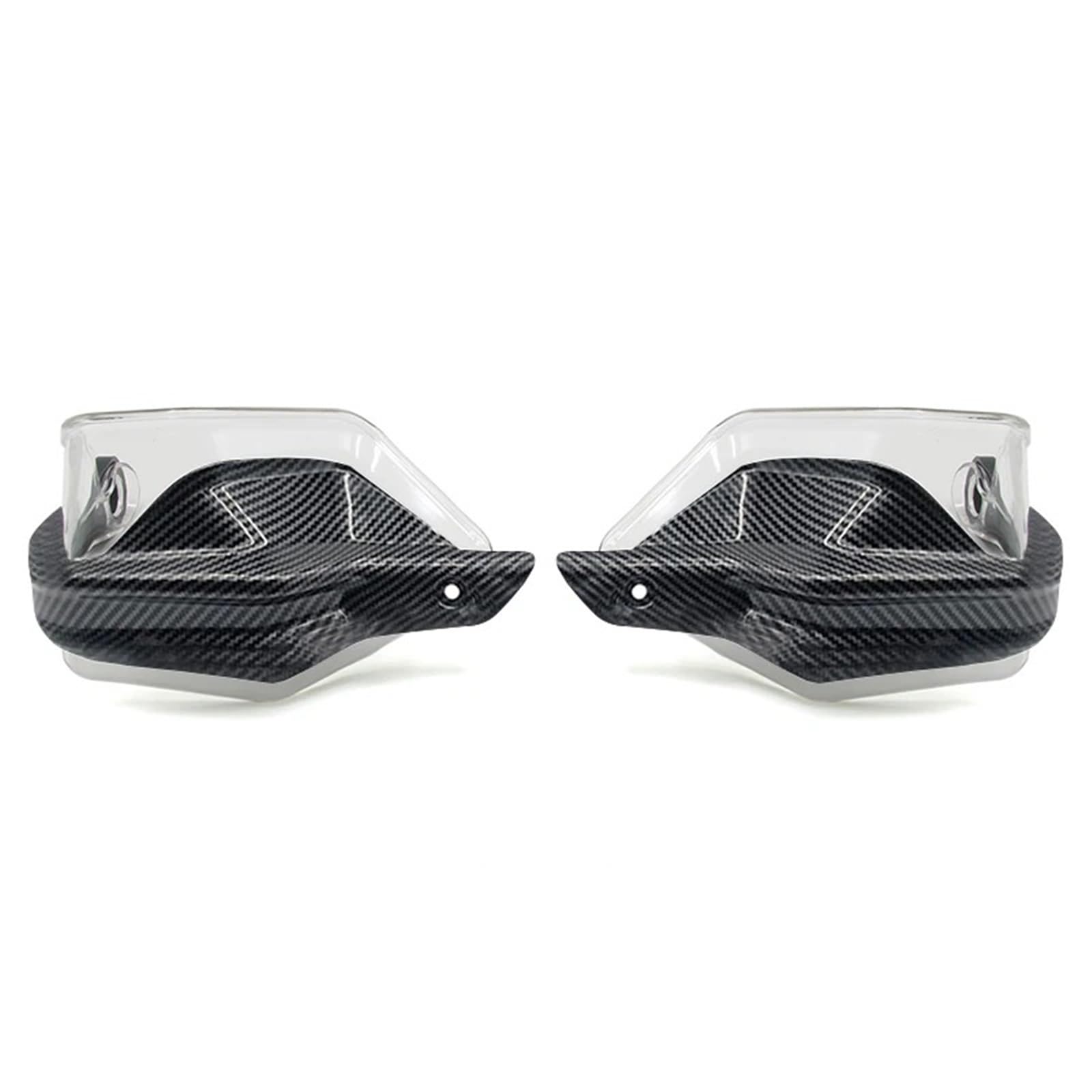 Lenker Handschutz Schild Für S1000XR 2013-2022 Handschutz Hand Schild Schutz Windschutzscheibe Motorrad Zubehör Motorrad Handprotektoren(Carbon Clear-1Set) von WIBNBRO