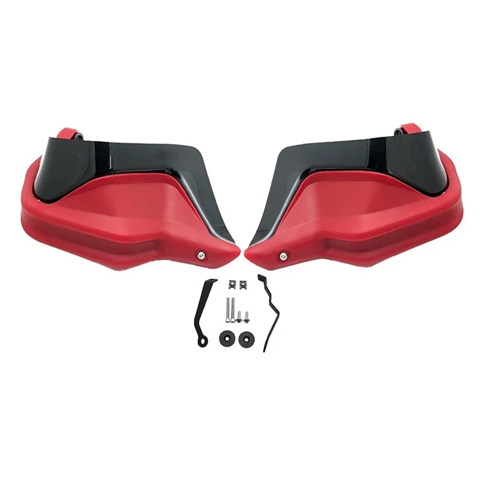 Lenker Handschutz Schild Für Voge 525 Für DSX Für Valico Für DS525X 2023-2024 Handschutz Handprotektoren Lenker Wachen Windschutzscheibe Motorrad Handprotektoren(Red Black Set) von WIBNBRO