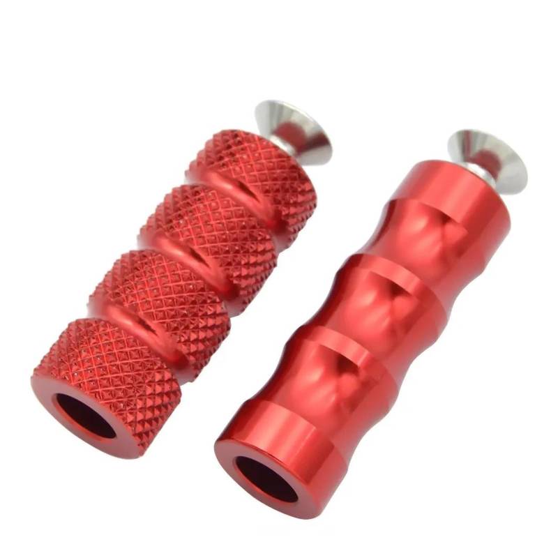 Motorrad FußPeg Für Aprilla CNC M6 Racing Getriebe Schalthebel Peg Bremspedal Shifter Fußrasten Motorrad Fußstützen Fußrasten Motorrad Fußrasten Pedal (Color : Red) von WIBNBRO