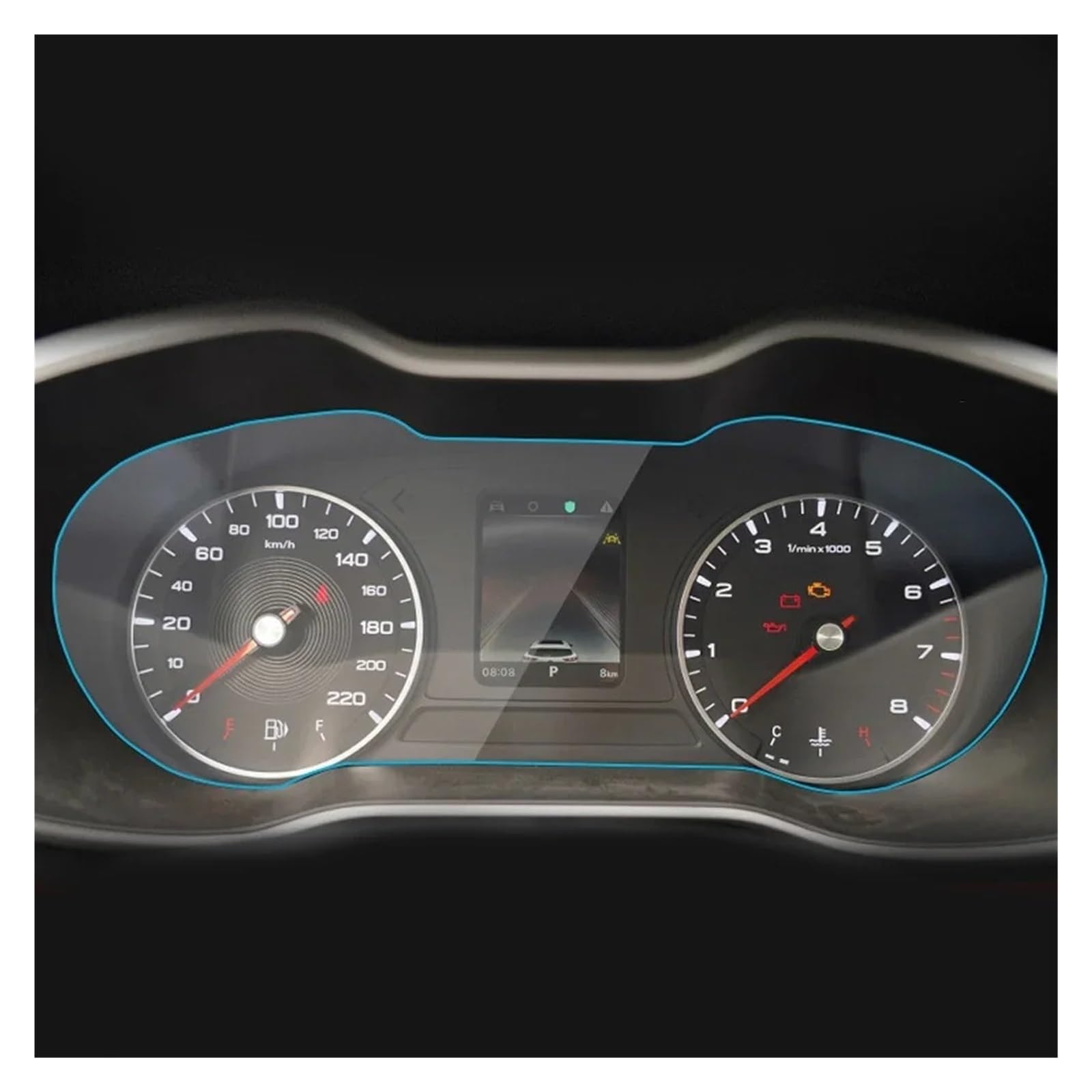 Navigations-Displayschutz Für MG Für ZS 2020 2021 2017-2020 Auto GPS-Navigation Gehärtetes Glas Displayschutzfolie Aufkleber Auto Access Auto Displayschutz Navigation Schutzfolie(Instrument Film) von WIBNBRO