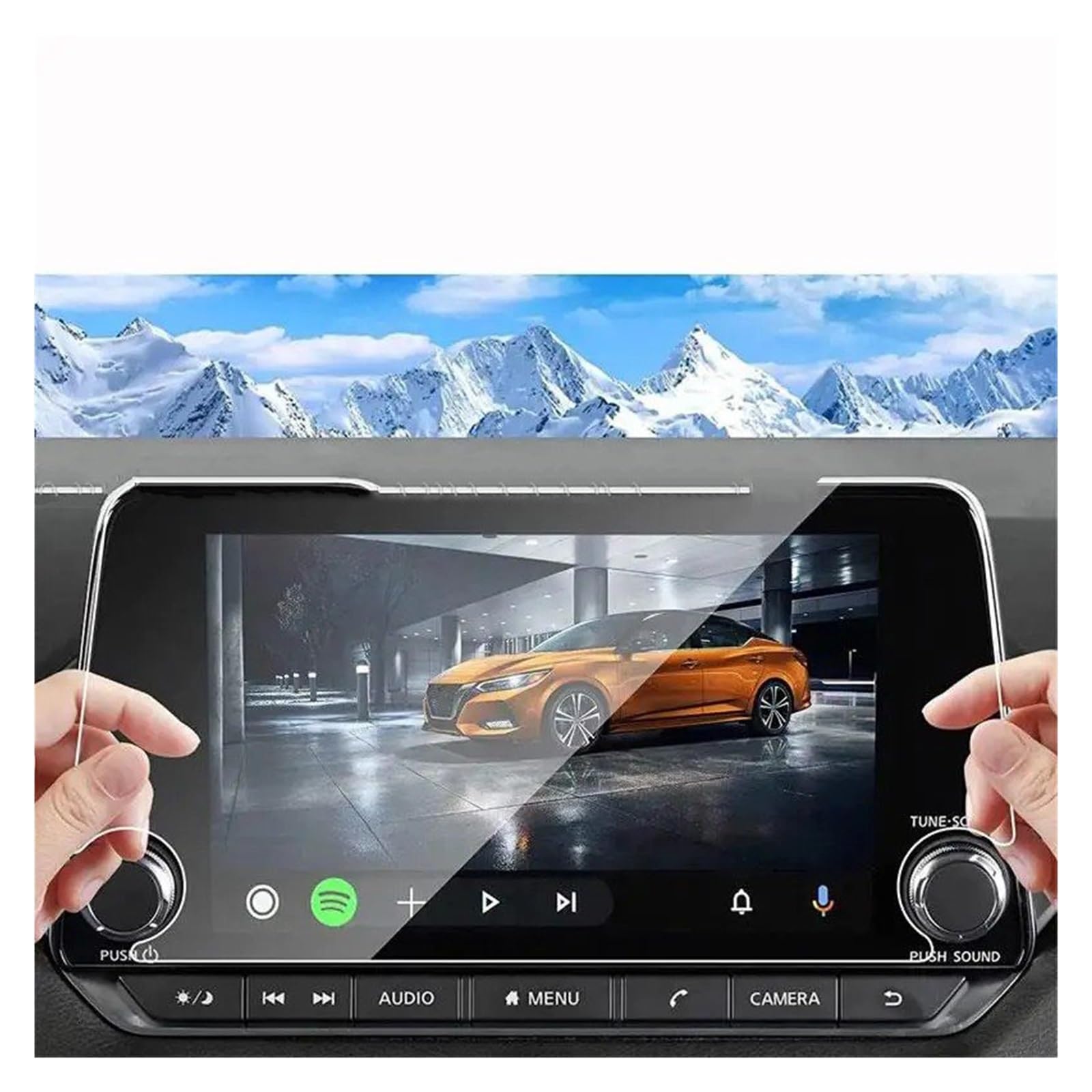 Navigations-Displayschutz Für Nissan Für Sentra B18 MK4 SR SV 2020-2023 Autonavigation 8-Zoll-Autoinnenausstattung Displayschutzfolie Aus Gehärtetem Glas Navigation Schutzfolie von WIBNBRO