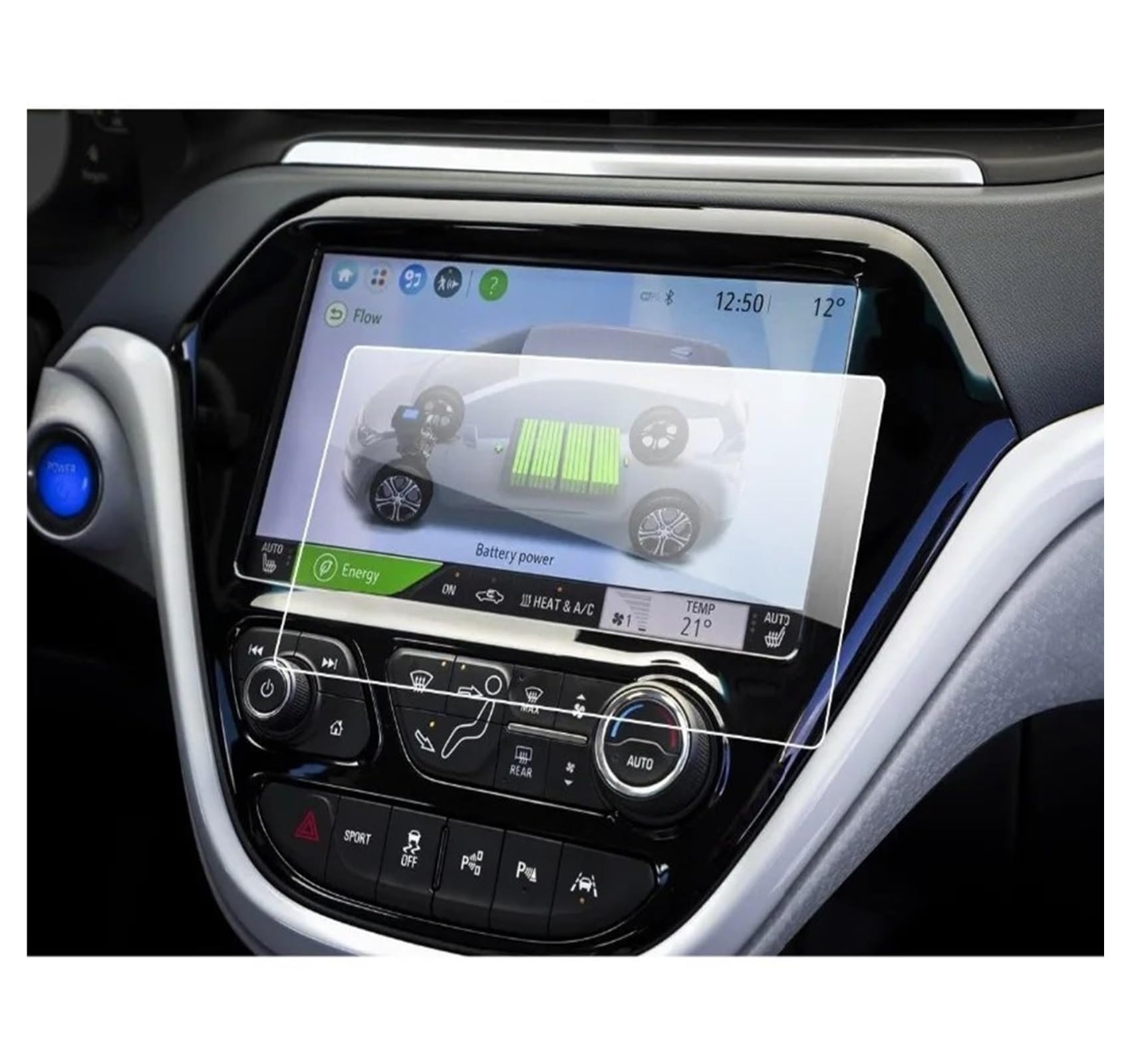 Navigations-Displayschutz Für Opel Für Ampera-e Für Vauxhall Für Ampera-e 2017-2021 10,2 Zoll Displayschutzfolie Autonavigation Touchscreen Navigation Schutzfolie von WIBNBRO