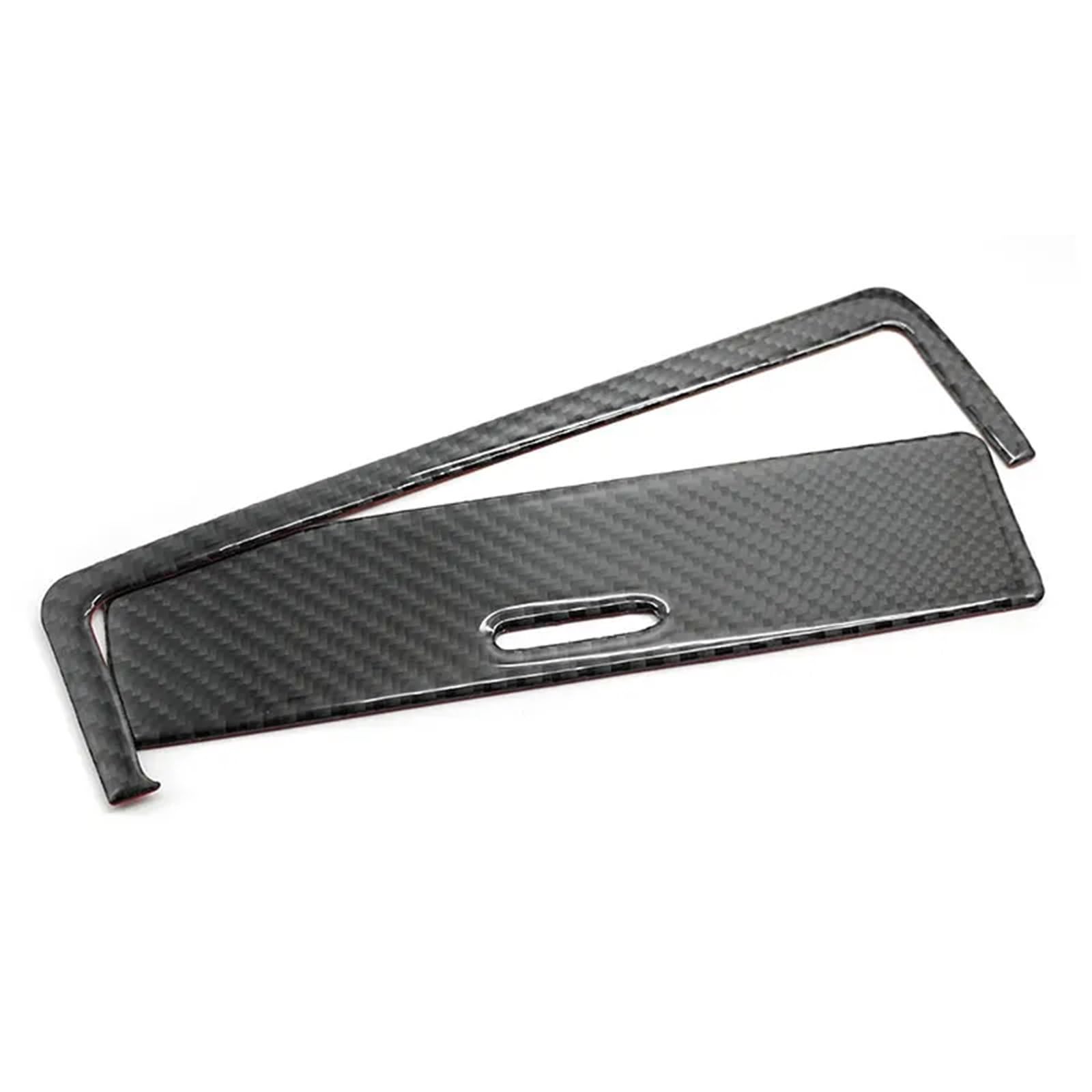 PanelMittelkonsole Für 3er E46 1998-2003 2004 2005 Auto Carbon Fiber Center Control Panel Gangschaltung Zigarettenanzünder Abdeckung Aufkleber Trim Mittelkonsole Dekor(Gear Shift Cover) von WIBNBRO