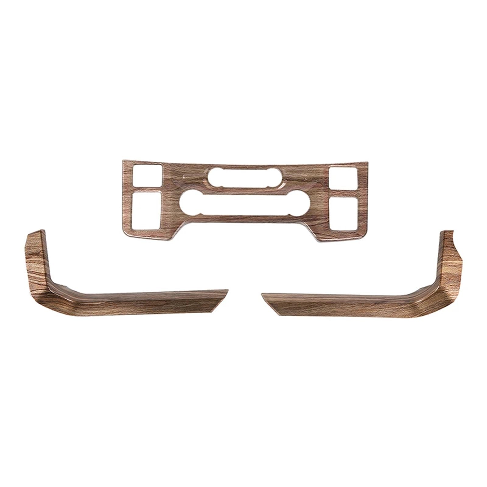 PanelMittelkonsole Für Ford Für F150 2021 2022 2023 Innenausstattung ABS 3-Pack Klimaanlage Schalter Bedienfeld Zweiseitige Gangschaltung Abdeckung Trim Mittelkonsole Dekor(Grain Look) von WIBNBRO