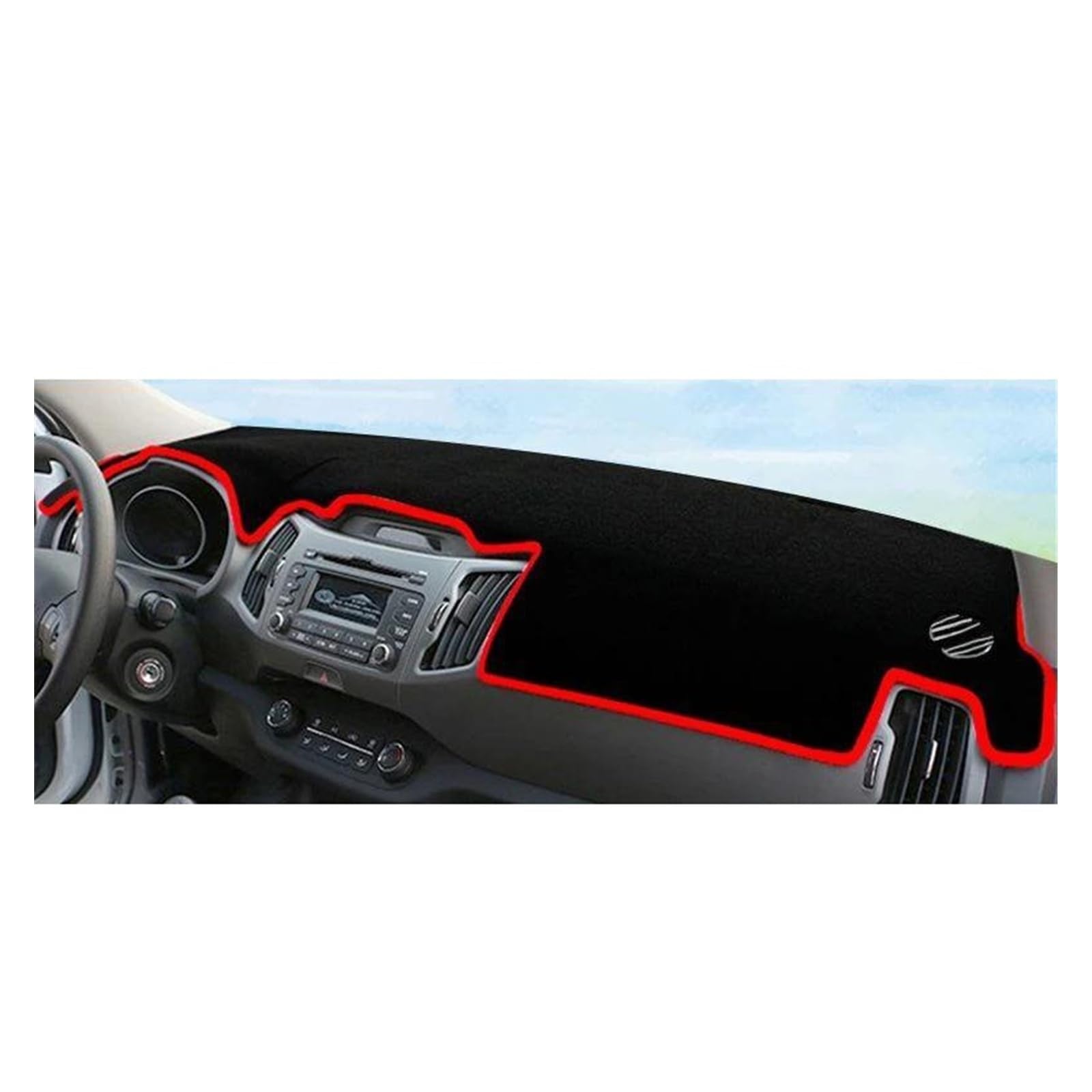 Armaturenbrett Abdeckung Für Kia Für Sportage R Für Sportage 3 2011 2012 2013 2014 2015 2016 2017 Auto Rutschfeste Armaturenbrettmatte Sonnenschutz Pad Armaturenbrettabdeckung Auto Dashboard Abdeckung von WIJHJET