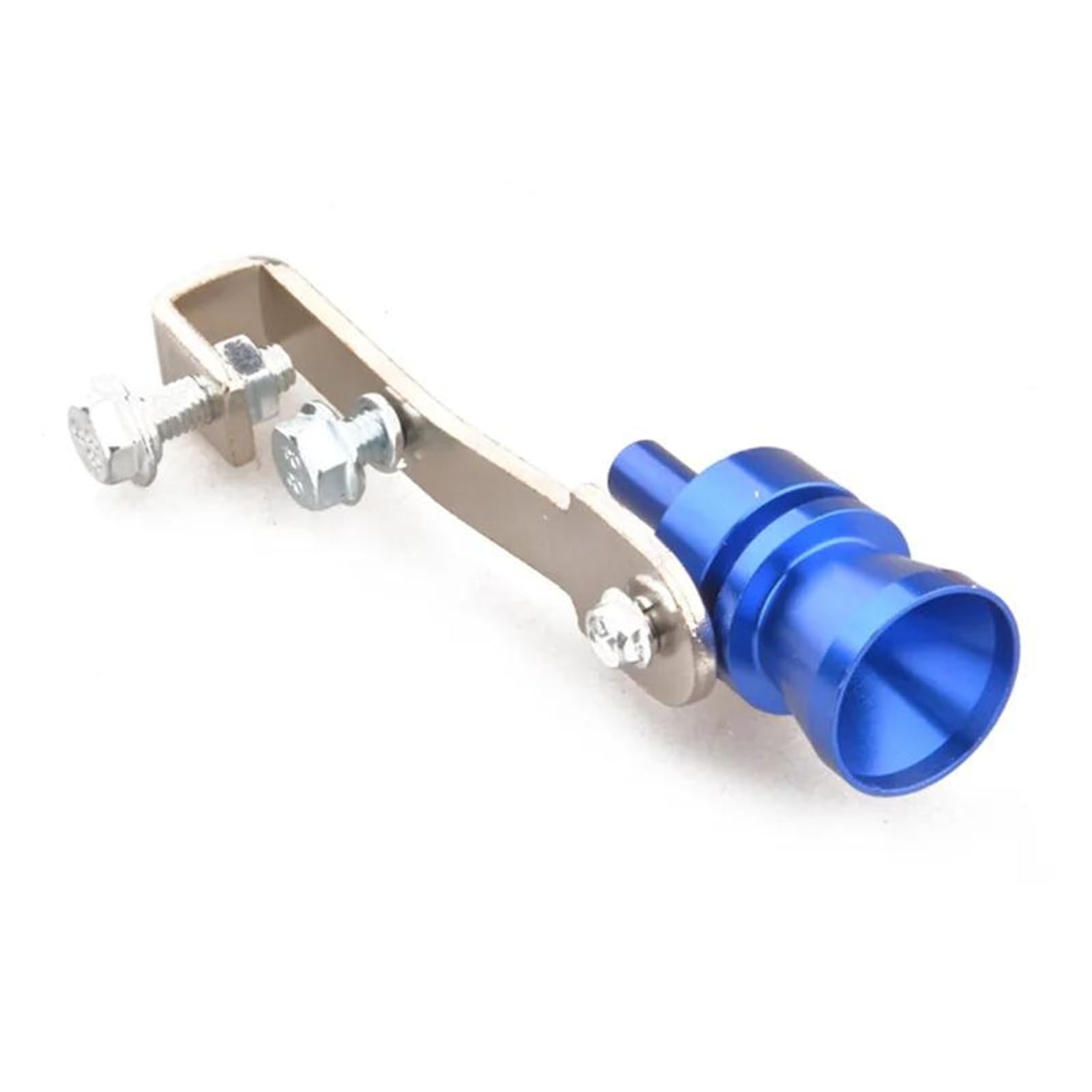 Auspuff Pfeife Turbo Sound Auto Auspuff Booster Lautsprecher Universal Aluminium Auto Schalldämpfer Endrohr Whistle Blow Off Ventil Spitze Zubehör Abgasrohrleitungen(Blue L) von WIJHJET