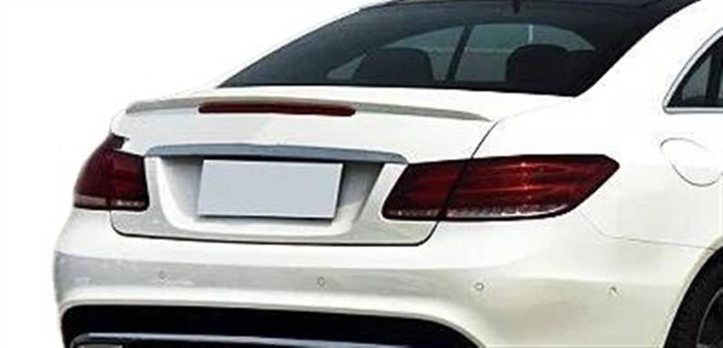 Auto Heckflügel Für Benz Für E-Klasse W207 C207 2 Tür Coupe E200 E550 E300 E350 2008-2015 Hinten Stamm Deckel Boot Ducktail Lip Auto Spoiler Flügel Spoiler Wing(Weiß) von WIJHJET