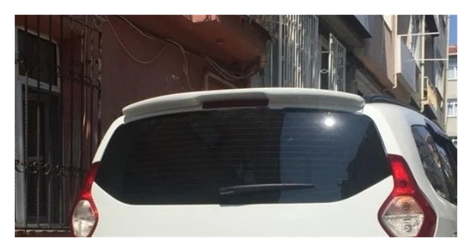 Auto Heckflügel Für Dacia Für Lodgy 2012 2013 2014 2015 2016 2017 2018 2019 2020 2021 2022 Hinten Dach Spoiler Flügel Stamm Lippe Auto Styling Spoiler Wing(Unpainted) von WIJHJET