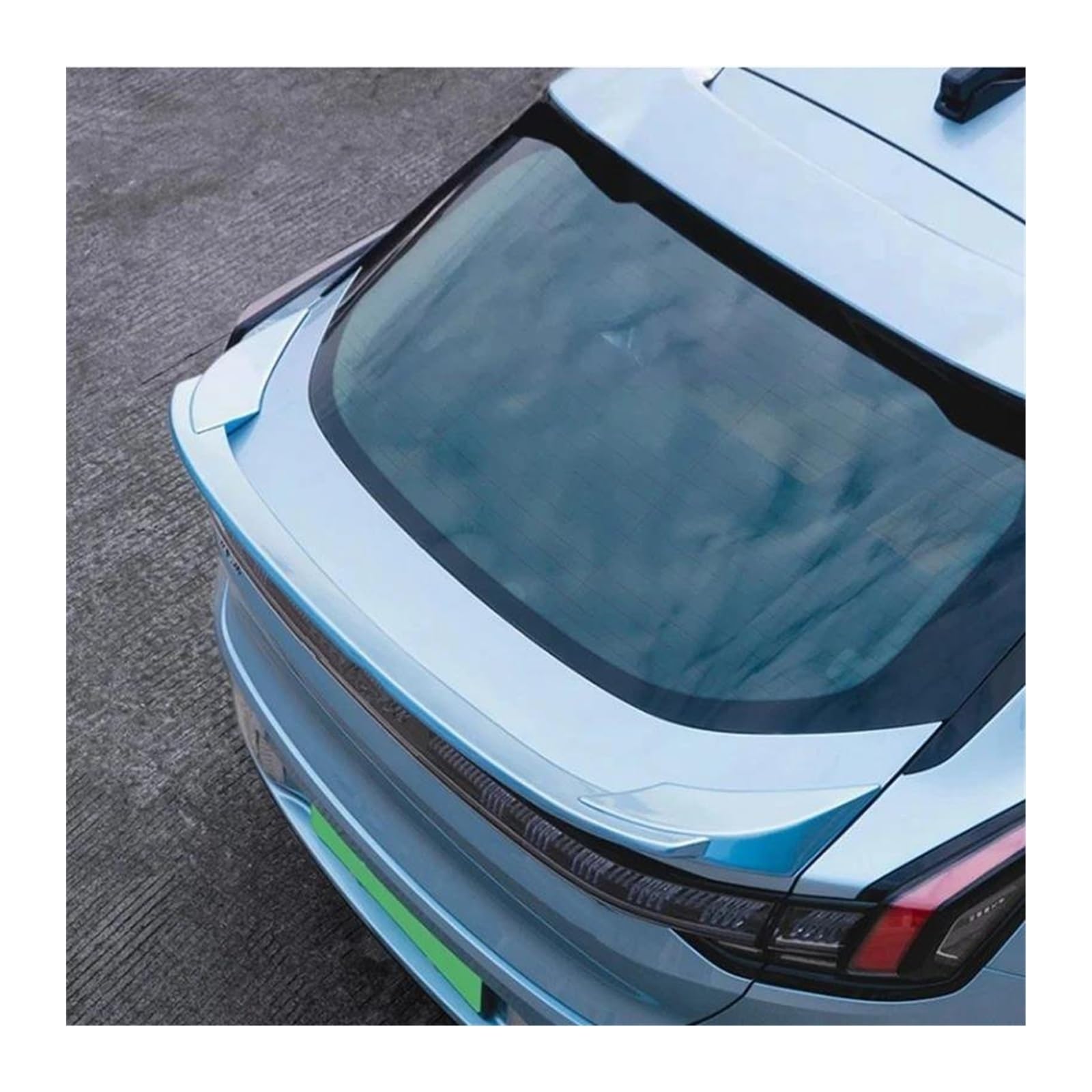 Auto Heckflügel Für Zeekr 001 2021 2022 2023 Autozubehör 1 Stück ABS-Kunststoff Heckspoiler Flügel Kofferraumdeckel Spoiler Wing(Blau) von WIJHJET