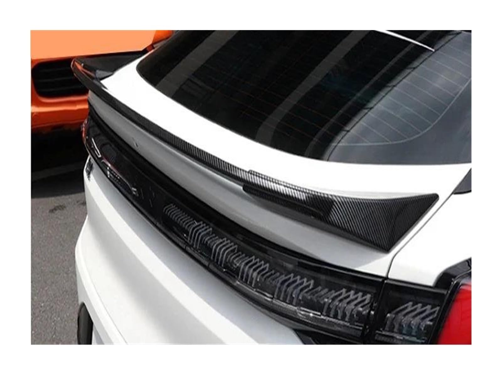 Auto Heckflügel Für Zeekr 001 2021 2022 2023 Autozubehör 1 Stück ABS-Kunststoff Heckspoiler Flügel Kofferraumdeckel Spoiler Wing(Carbon Pattern) von WIJHJET