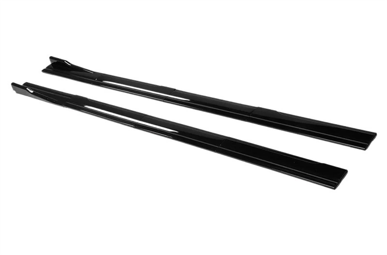 Auto Seitenschürze 2,2 M Seitenschwellerverlängerung, Rocker-Splitter, Diffusor-Winglet-Flügel Für Benz Für E-Coupe W238 C238 E200 E400 2016 Auto Seitenrock Splitter(Glossy Black) von WIJHJET