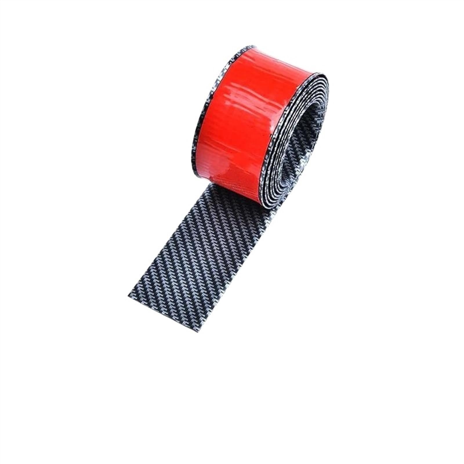 Auto Seitenschürze 2M 5/7cm Auto Seitenschweller Tür Antikollisionsstreifen Universal Carbon Fiber Dekorative Aufkleber Modifikation Aufkleber Auto Seitenrock Splitter(2M X 7cm) von WIJHJET