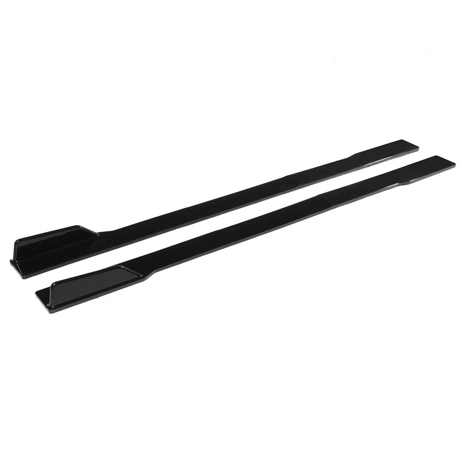 Auto Seitenschürze 2m Auto Seitenschweller Extensions Spoiler Rocker Lippe Für Benz W205 W204 W203 W211 W212 W213 W117 C117 W176 Für AMG Für GTR Auto Seitenrock Splitter(Schwarz) von WIJHJET