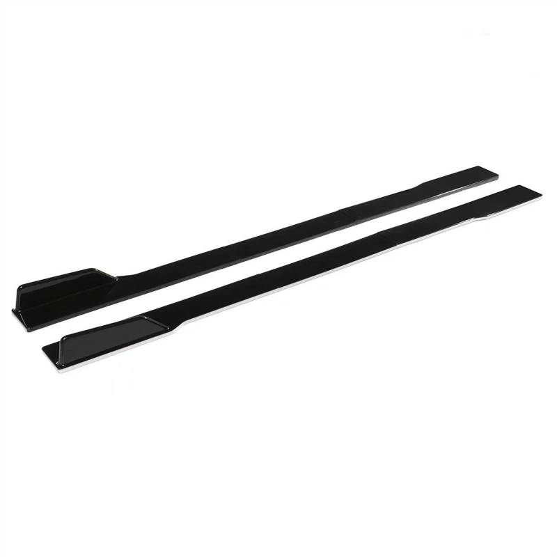 Auto Seitenschürze 2m Auto Seitenschweller Extensions Spoiler Rocker Lippe Für Benz W205 W204 W203 W211 W212 W213 W117 C117 W176 Für AMG Für GTR Auto Seitenrock Splitter(Weiß) von WIJHJET