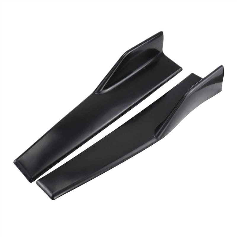 Auto Seitenschürze 45cm Seitenschweller Für Mitsubishi Für Lancer Für EVO 10 Winglet Diffusor Verlängerung Body Kit 2008-2012 2013 2014 2015 2016 2017 Auto Seitenrock Splitter(Schwarz) von WIJHJET