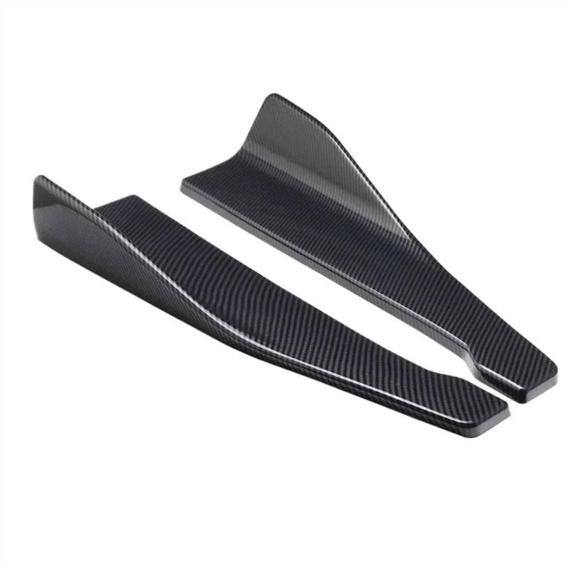 Auto Seitenschürze 48CM Seitenschweller Für E90 E46 F20 F30 E39 G20 Universal Verlängerungsschutz Heckspoiler Diffusor Split Auto Seitenrock Splitter(Carbon) von WIJHJET