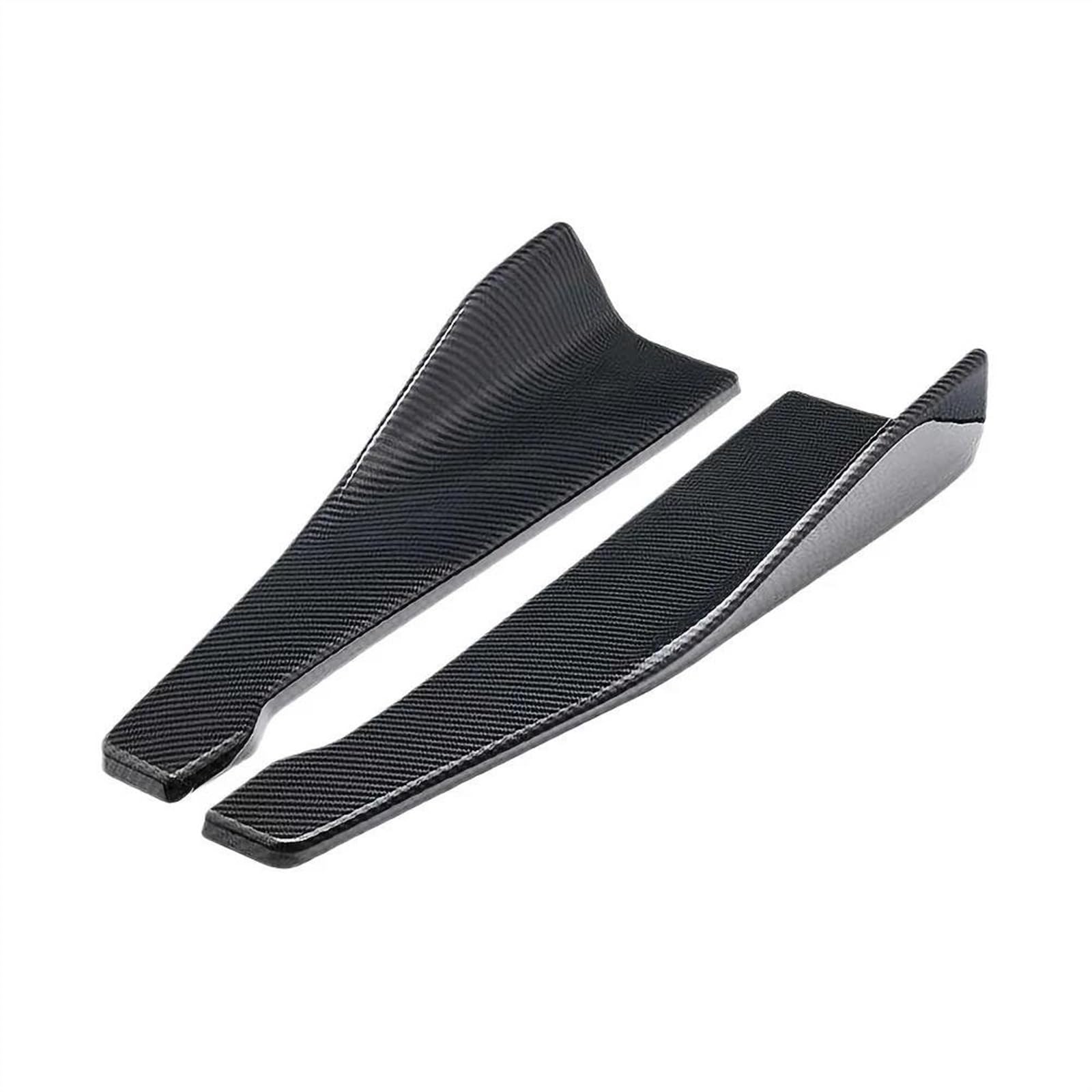 Auto Seitenschürze 48cm Auto Seitenschweller Heckspoilerleiste Lip Spoiler Diffusor Kratzschutz Winglets Für VW Für Polo Für Golf Mk5 Mk6 Mk7 Auto Seitenrock Splitter(Kohlefaser-Optik) von WIJHJET