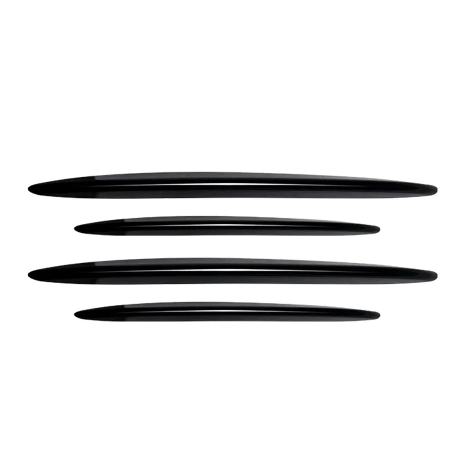 Auto Seitenschürze 4Pcs Auto Bumper Spoiler Front Lip Für Benz Für GLC X254 Für GLC260 300 Für AMG 2023 Auto Seite Rock Auto Seitenrock Splitter(Glossy Black) von WIJHJET