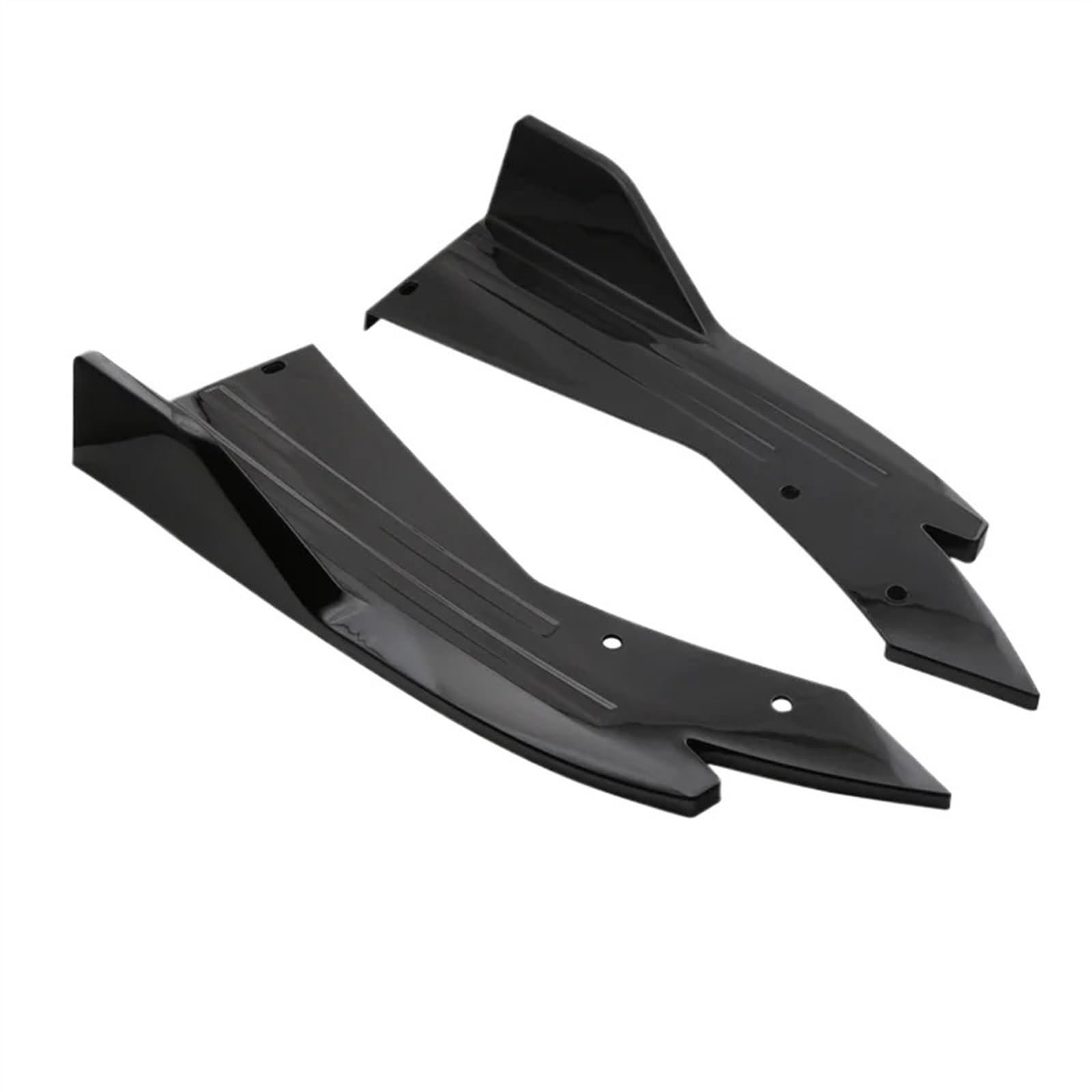 Auto Seitenschürze Auto Heckstoßstange Diffusor Splitter Spoiler Canards Seitenschweller Abdeckung Für E90 E46 F20 Auto Seitenrock Splitter(Schwarz) von WIJHJET