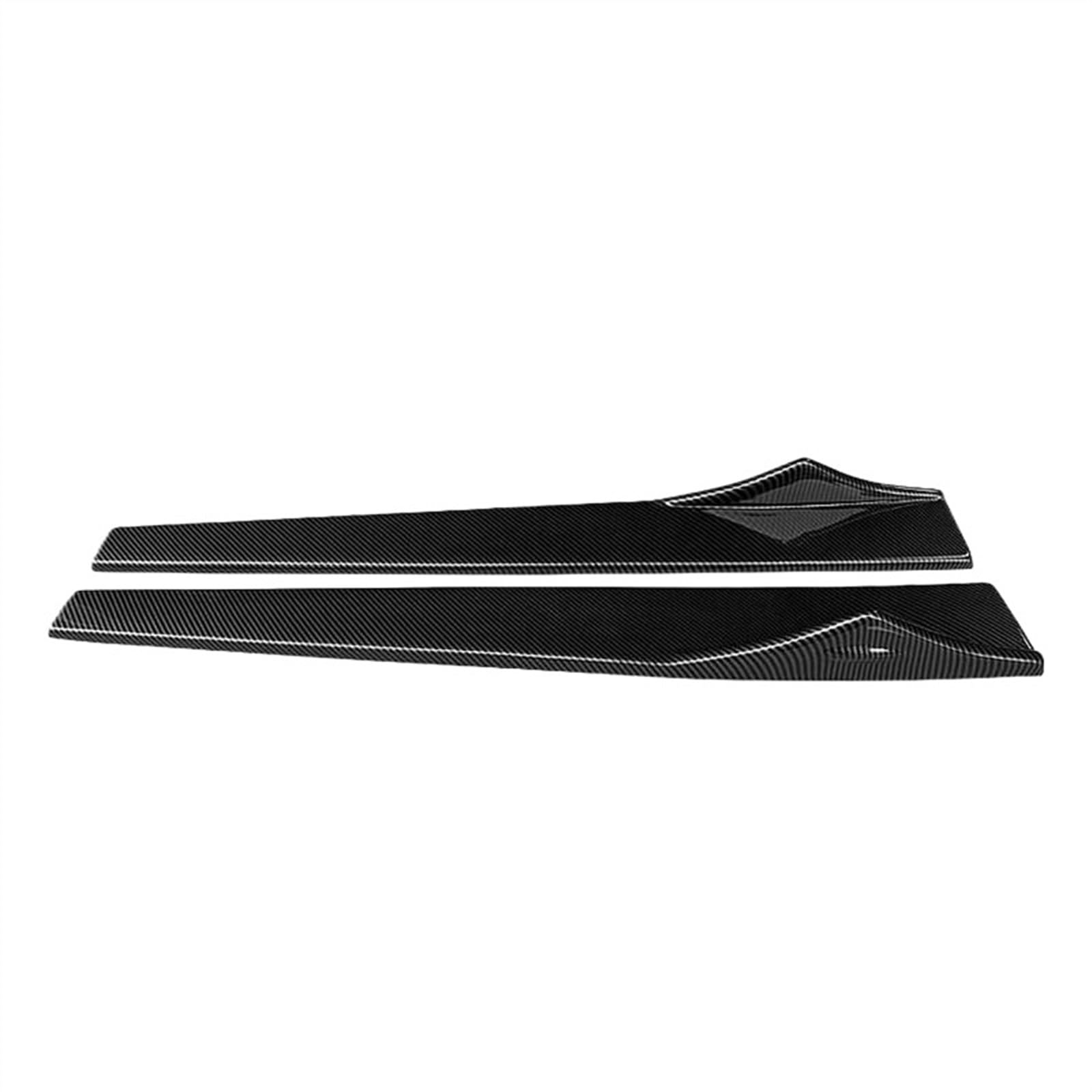 Auto Seitenschürze Auto Seitenschweller Bumper Spoiler Schutzplatten Anti-Crash-Diffusor Für 5er G30 G38 F10 F18 520i 528i 525i 2008-2022 Auto Seitenrock Splitter(Kohlefaser-Optik) von WIJHJET