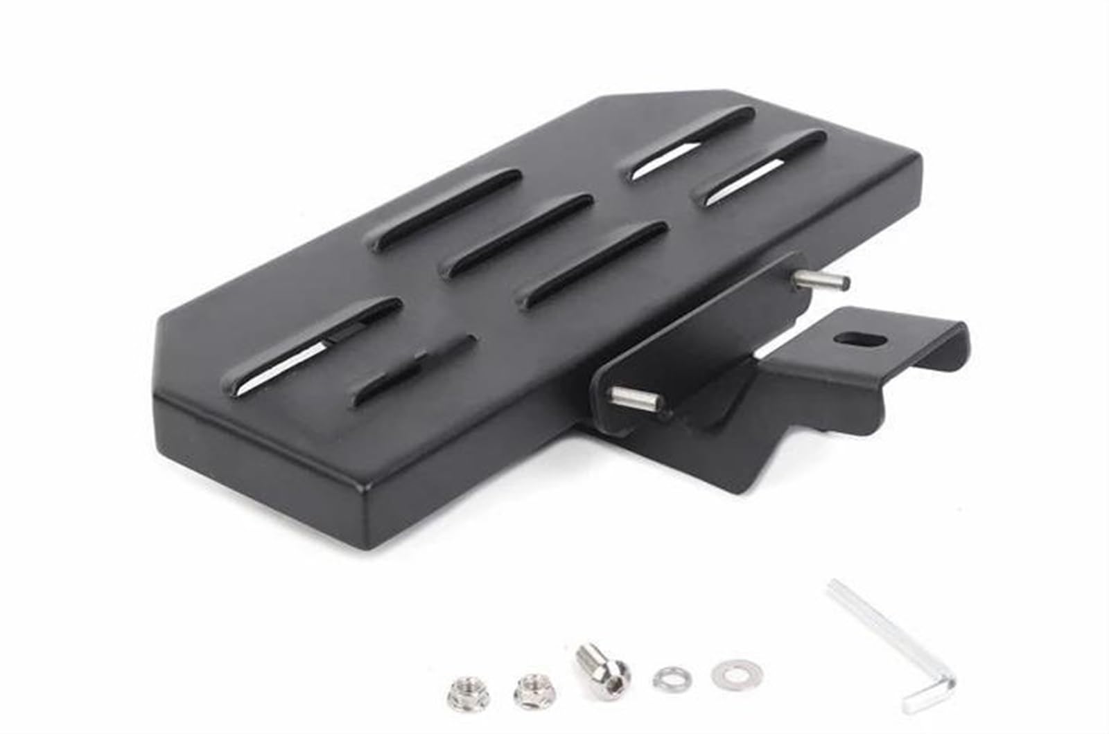 Auto Seitenschürze Auto-Tür-Trittpedal Für Jeep Für Wrangler JK 2007-2015 2016 2017, Auto-Hintertür-Seitenfußpedale, Außenzubehör Auto Seitenrock Splitter(Black Front) von WIJHJET