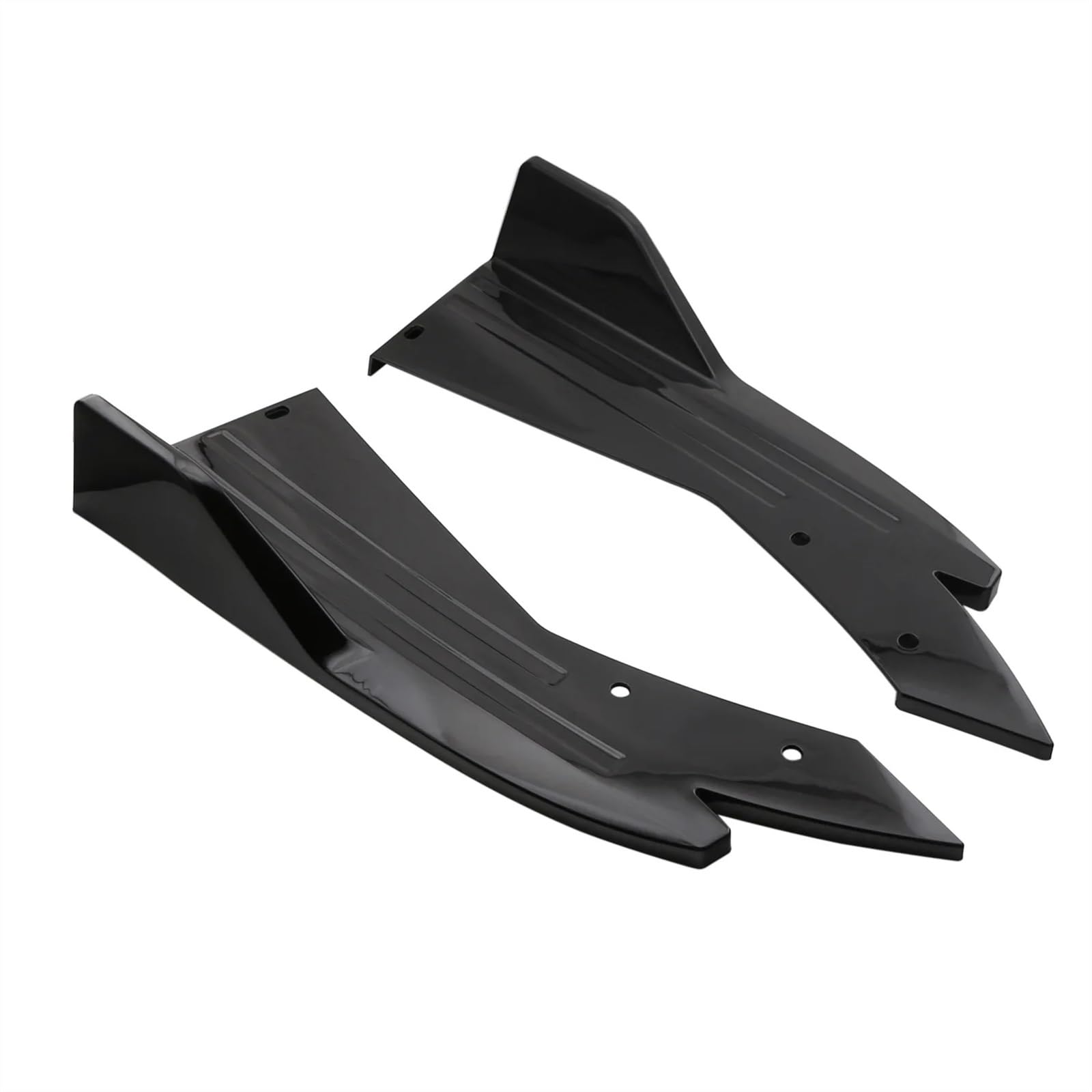 Auto Seitenschürze Für Carrera GT Für 911 Für 996 Für 997 Auto Heckstoßstange Spoiler Lippe Splitter Diffusor Body Kit Seitenschweller Schutzabdeckungen Auto Seitenrock Splitter(Schwarz) von WIJHJET