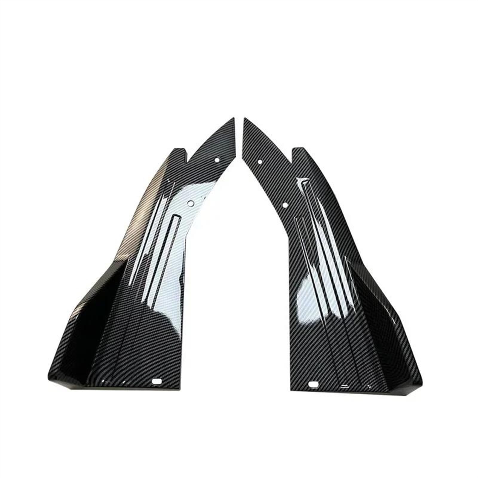 Auto Seitenschürze Heckstoßstangendiffusor Splitter Spoiler Canards Seitenschweller Abdeckung Für Ford Für Mustang GT 500 350 Auto-Tuning-Zubehör Auto Seitenrock Splitter(Carbon Look) von WIJHJET