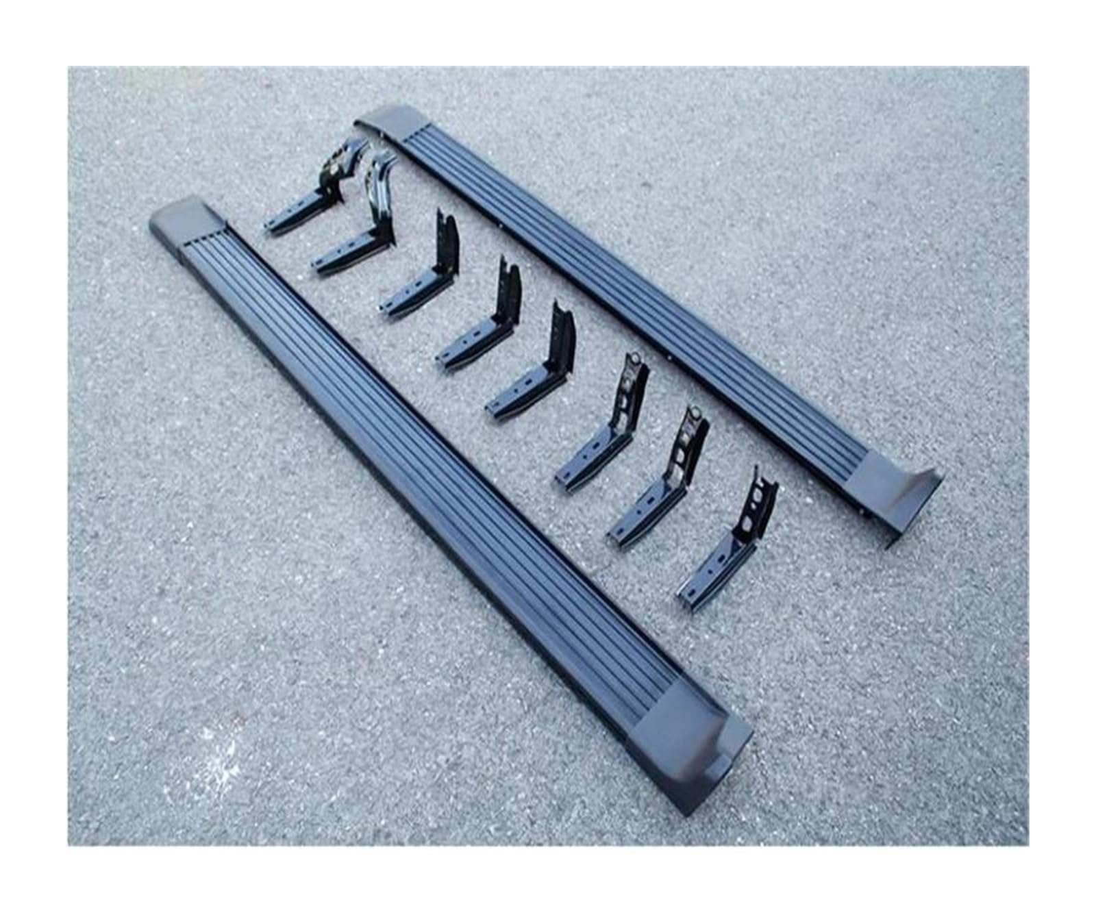 Auto Seitenschürze Trittbretter Seite Schritt Bar Pedale Für Toyota Für Land Für Cruiser LC100 4500 4700 1997-2001 2002 2003 2004 2005 2006 2007 Auto Seitenrock Splitter(Schwarz) von WIJHJET