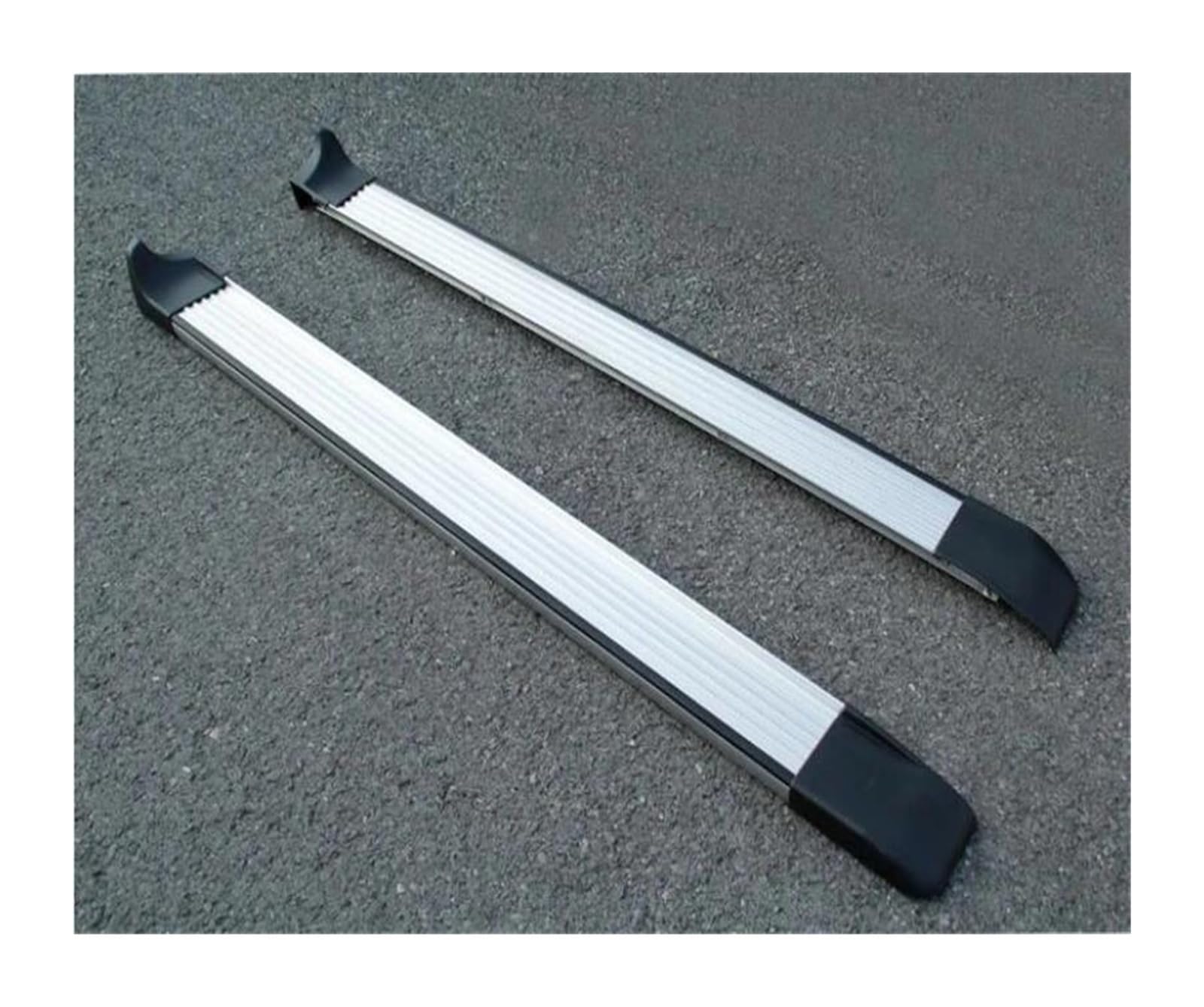 Auto Seitenschürze Trittbretter Seite Schritt Bar Pedale Für Toyota Für Land Für Cruiser LC100 4500 4700 1997-2001 2002 2003 2004 2005 2006 2007 Auto Seitenrock Splitter(Silber) von WIJHJET