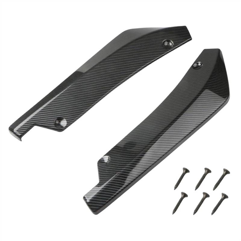 Auto Seitenschürze Universal Auto Vorne Hinten Stoßstange Streifen Lip Spoiler Diffusor Splitter Kratz Schutz Winglets Seite Rock Erweiterung Auto Seitenrock Splitter(Kohlefaser) von WIJHJET