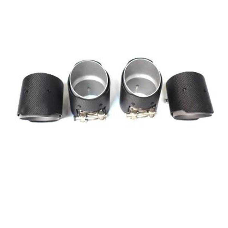 Endrohr 4 PCS Auto Schalldämpfer Endrohr Upgrade MP Carbon Endrohr Für M2 F87 M3 F80 M4 F82 F83 Auspuff Endrohr(Style-4) von WIJHJET