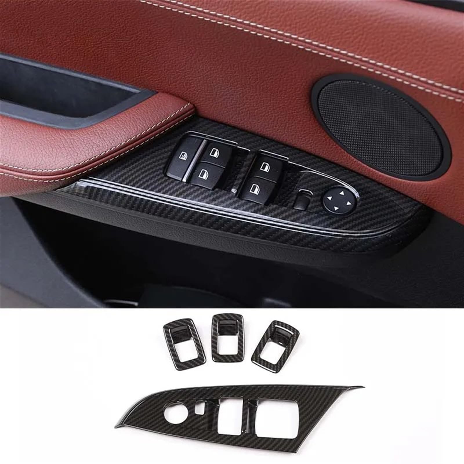 Innenverkleidung Mittelkonsole Für X3 Für F25 2011 2012 2013 2014 2015 2016 2017 Carbon Fiber Car Center Control Panel Lenkrad Tür Trim Aufkleber Auto Innen Dekoration Abdeckung(13) von WIJHJET