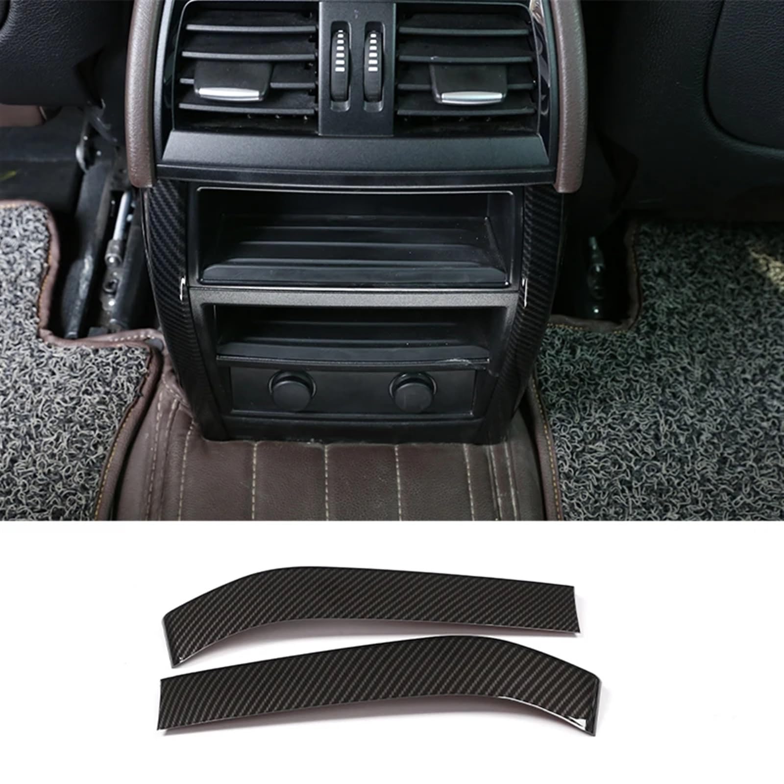 Innenverkleidung Mittelkonsole Für X5 Für F15 Für X6 Für F16 2014 2015 2016-2018 Lenkrad Armaturenbrett Konsole Schalthebel Panel Aufkleber Auto Innen Carbon Faser Trim Abdeckung(6) von WIJHJET