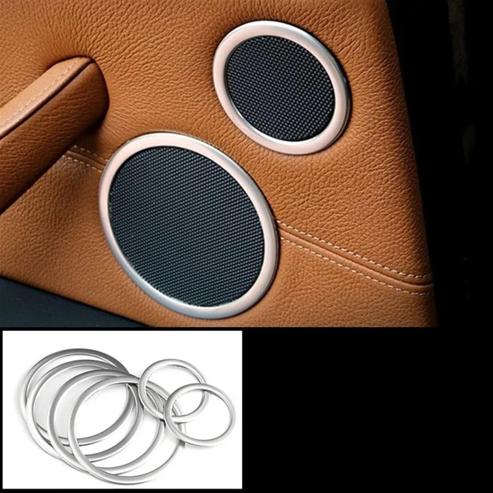 Innenverkleidung Mittelkonsole Für X5 Für X6 Für E70 Für E71 2008-2014 Konsole Navigation Air Outlet Rahmen Dekor Streifen Auto Zentrale Armlehne Schalthebel Panel Abdeckung Trim(Stereo Speaker) von WIJHJET