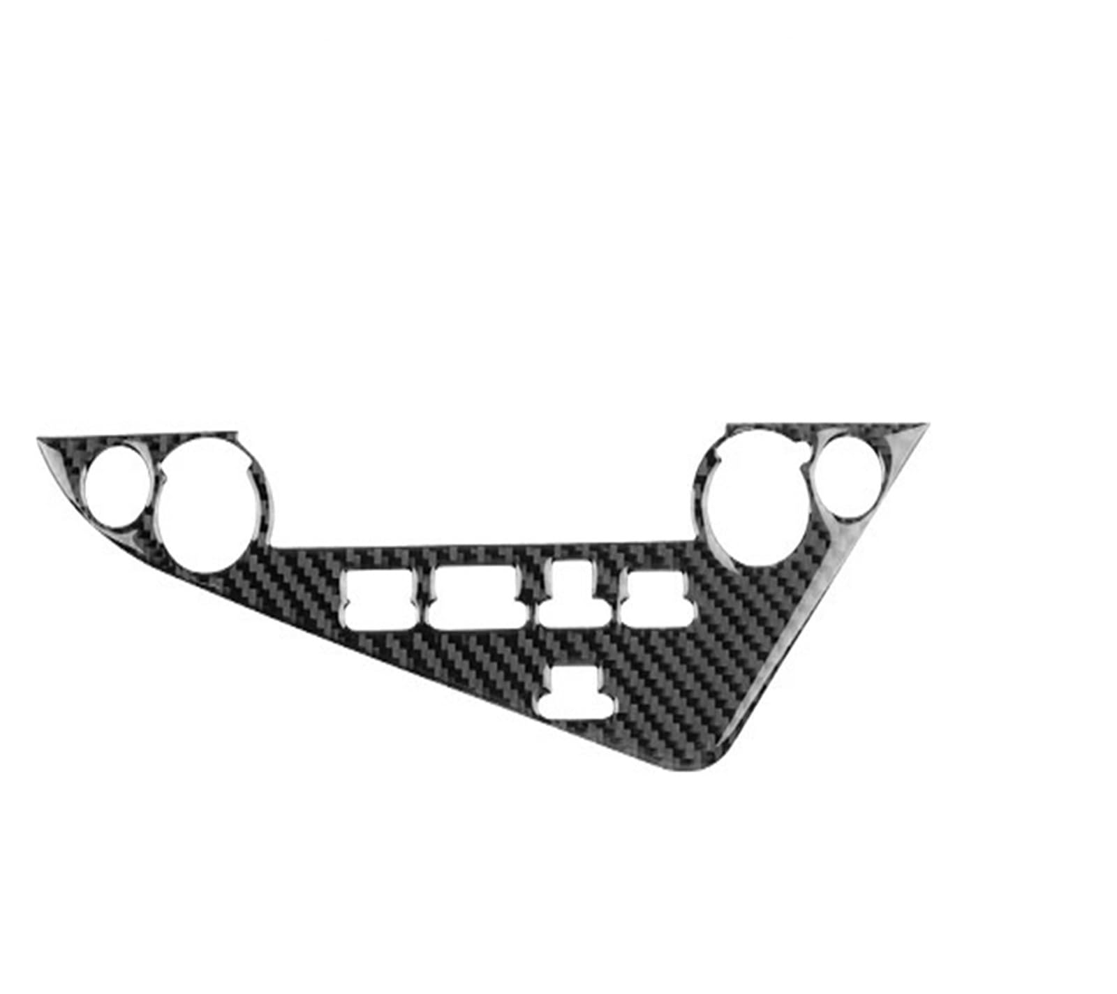 Konsolenverkleidung Echte Weiche Carbon Faser Für Toyota Für Camry 2018 2019 2020 2021 2022 LHD Auto Zentrale Steuerung Taste Rahmen Innen Trim Zubehör Panel Abdeckung(Type A Black Carbon) von WIJHJET