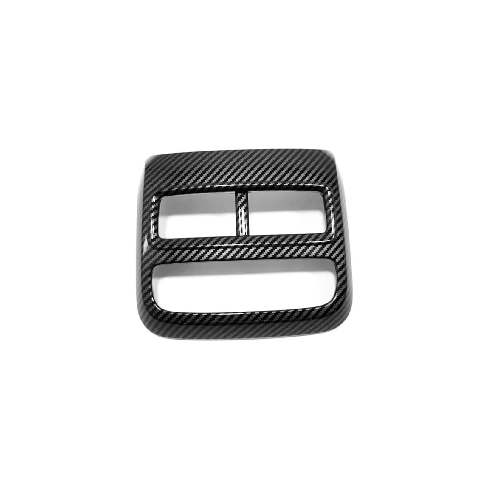 Konsolenverkleidung Für BYD Für Seal EV 2022 2023 2024 ABS Carbon Faser Hinten Sitz Klimaanlage Outlet Abdeckung Anti Kick Rahmen Trim Dekoration Zubehör Panel Abdeckung(Carbon Fiber 1piece) von WIJHJET