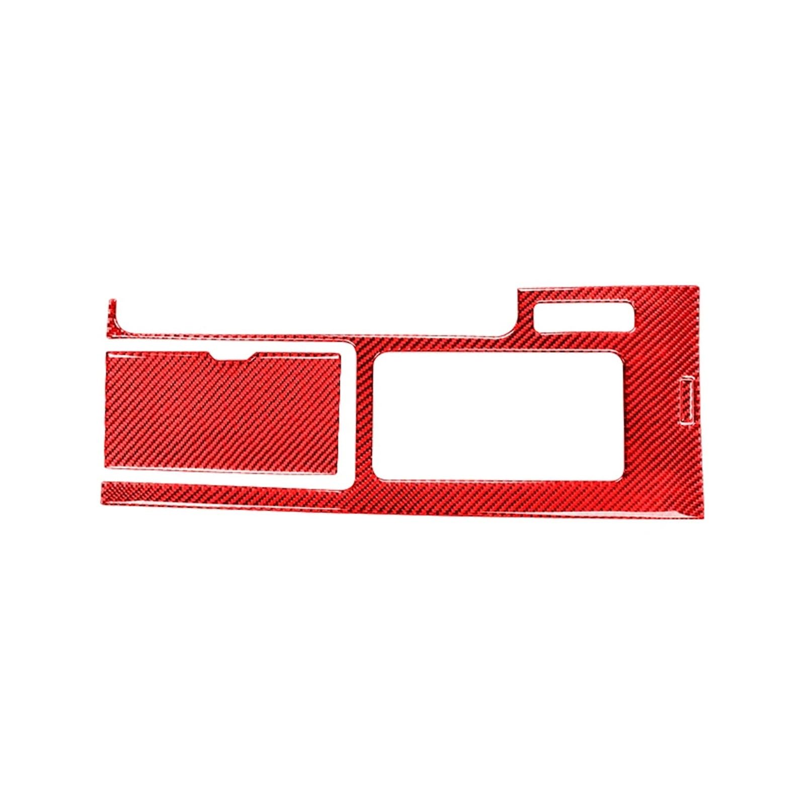 Konsolenverkleidung Für Ford Für Mustang 2009-2014 Zubehör Auto Mittelkonsole Schalthebel Panel Dekor Aufkleber Carbon Fiber Innenverkleidung Abdeckung Panel Abdeckung(Rot) von WIJHJET