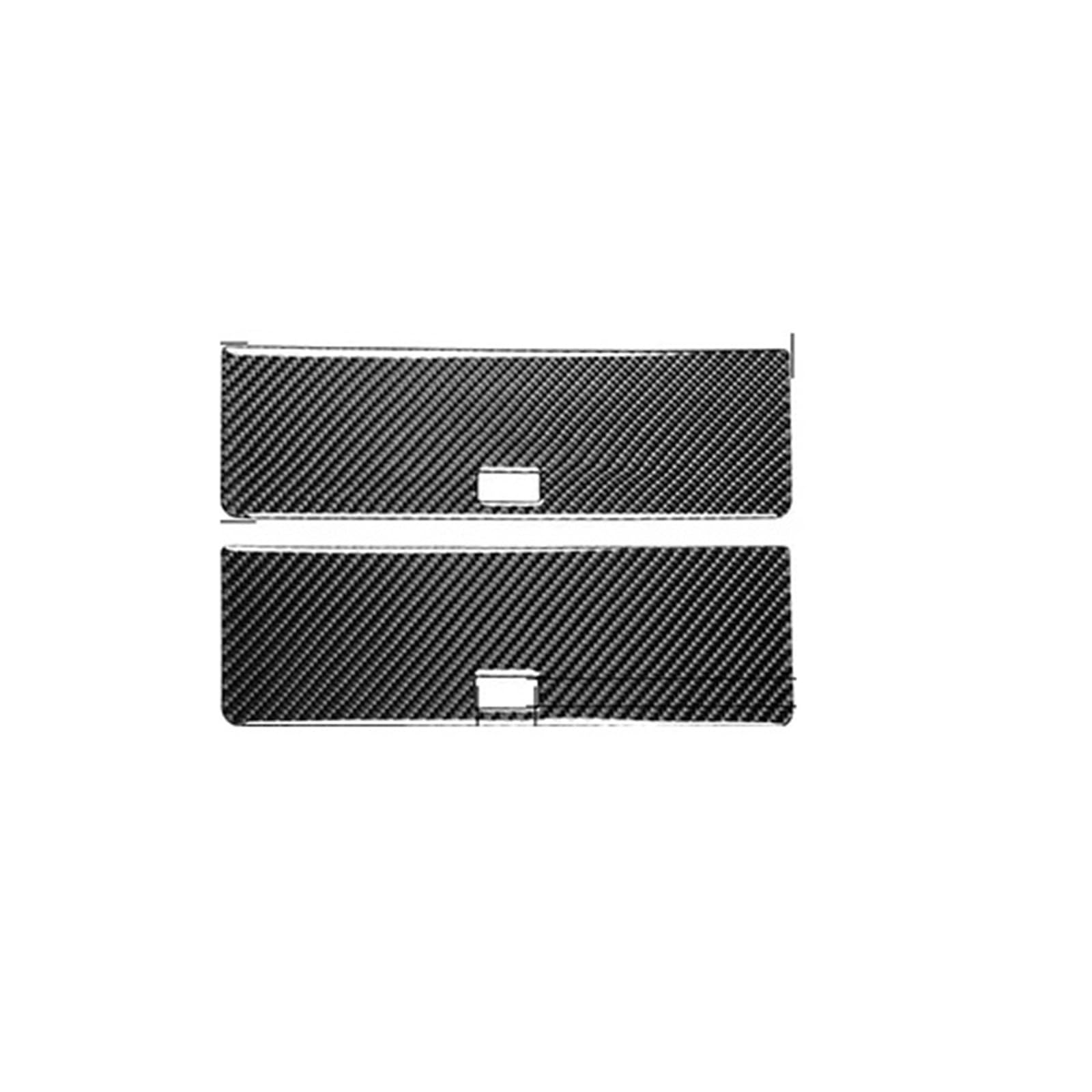 Konsolenverkleidung Für Nissan 350Z Z33 2003-2009 Navigation Lenkrad Lagerung Armaturenbrett Türgriff Carbon Aufkleber Set Modifizierte Auto Zubehör Panel Abdeckung(Rear Storage) von WIJHJET