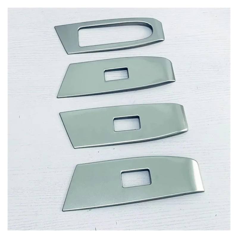 Konsolenverkleidung LHD Für Mazda CX50 Cx-50 2023 2024 Stahl Auto Innentür Armlehne Auto Fenster Schalter Panel Abdeckung Trim Innen Zubehör Panel Abdeckung(Steel Silver Lhd) von WIJHJET