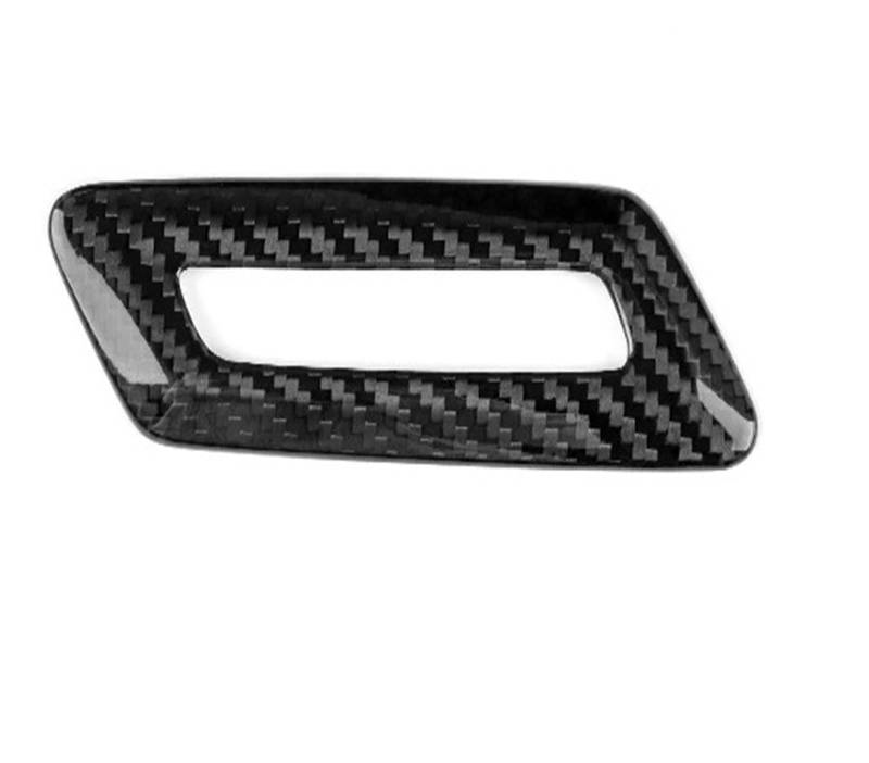 Konsolenverkleidung Real Carbon Fiber Für Chevrolet Für Camaro 2016 2017 2018 2019 2020 2021 2022 2023 Auto Innen Trim Rot Schwarz Zubehör Aufkleber Panel Abdeckung(Front Seat Button BK) von WIJHJET