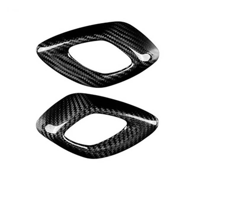 Konsolenverkleidung Real Carbon Fiber Für Chevrolet Für Camaro 2016 2017 2018 2019 2020 2021 2022 2023 Auto Innen Trim Rot Schwarz Zubehör Aufkleber Panel Abdeckung(Inner Handle BK) von WIJHJET