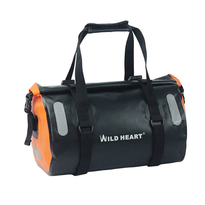 WILD HEART wasserdichte Fahrradtasche 18L mit Schweißnaht, Schultertasche, Rucksack, professionelles Fahrradzubehör (schwarz) von WILD HEART