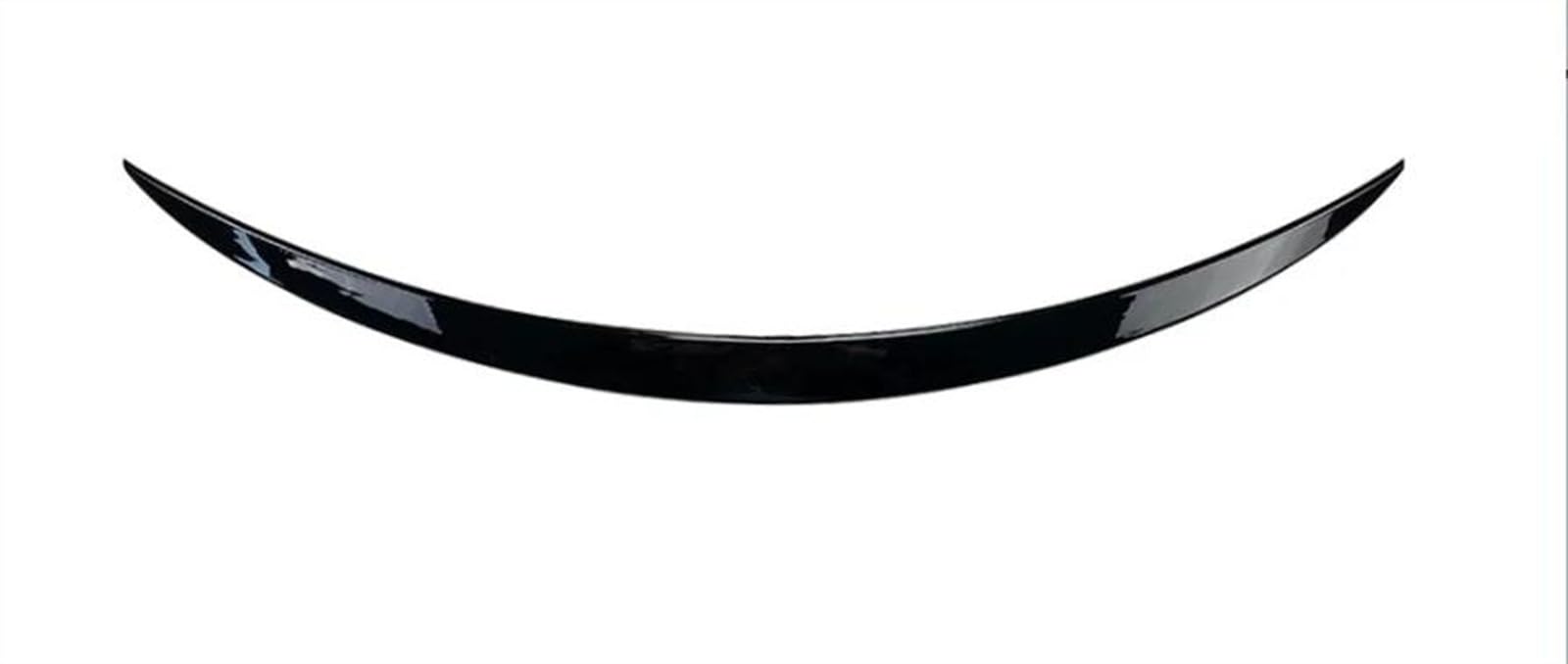 Flügelspoiler Für Benz C-klasse W205 C180 C200 C260 2015 2016 2017 2018 2019 2020 2021 Spoiler Auto Hinten Flügel Lip Stamm Spoiler Heckspoiler Lippe(Gloss Black) von WILLAB