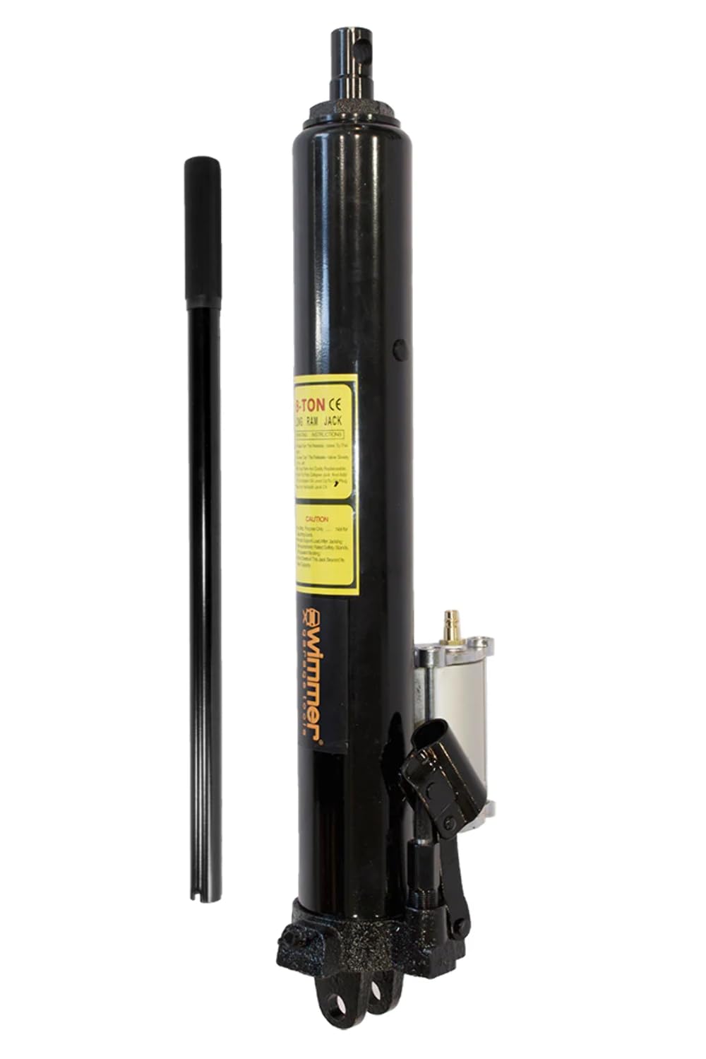 8Ton 490mm Stroke Air Hydraulic Pump Long Ram Jack Engine Lift Hoist - LRJ8-A von WIMMER